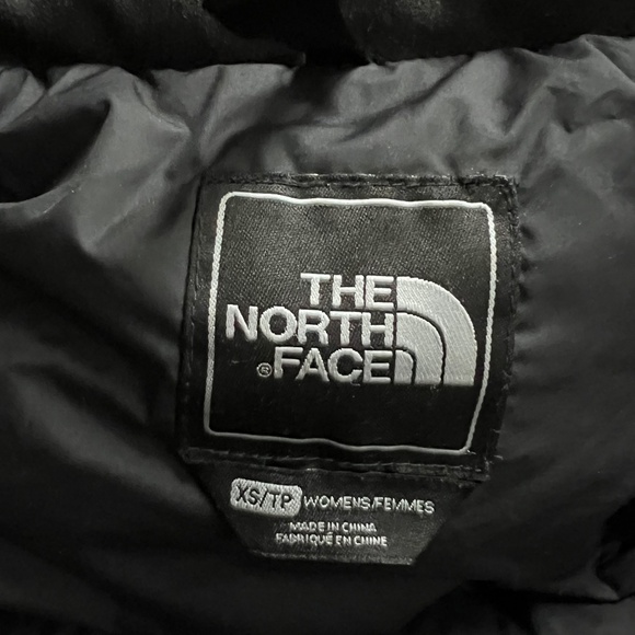 The North Face Nuptse down feathers 700 black puffer jacket Retro 96 women’s XS - Picture 4 of 6